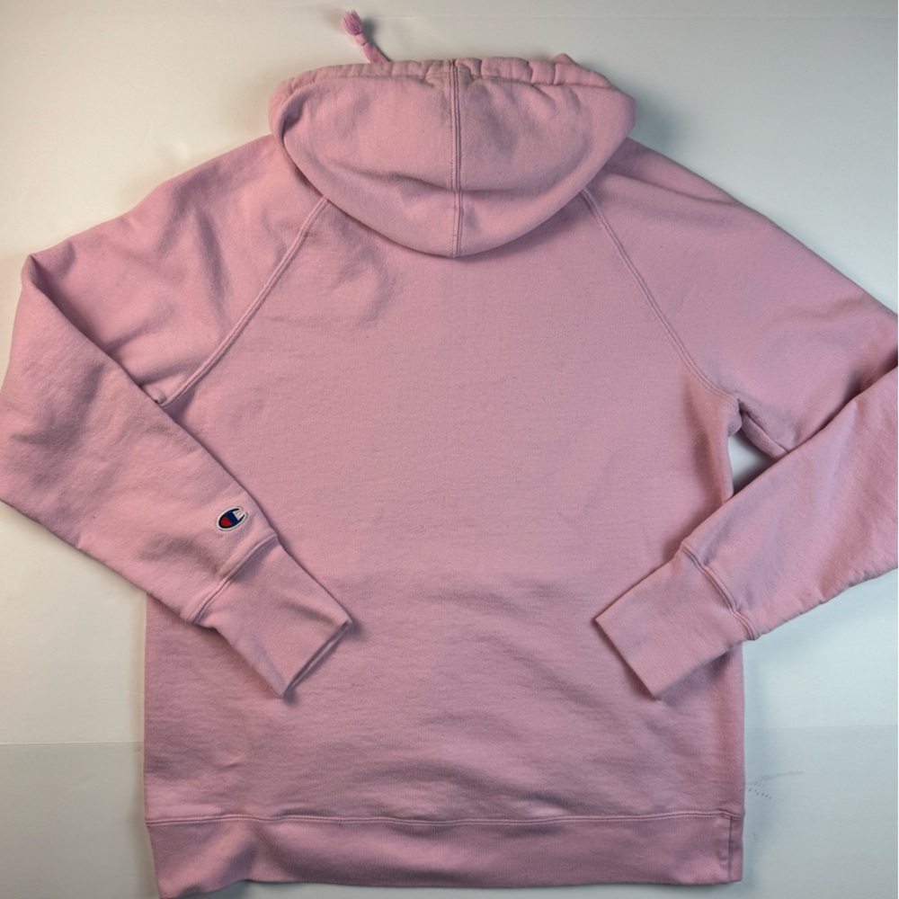 Champion Soft Pink Athletic kangaroo pocket hoodie size medium - Picture 5 of 6